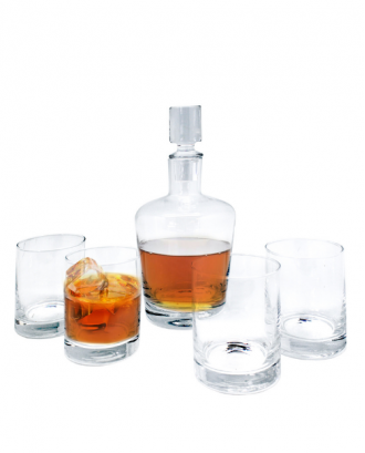 Set whisky: decantor si 4 pahare - VIN BOUQUET